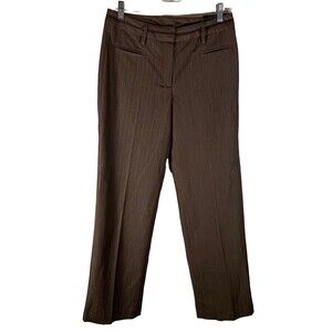 New Larry Levine Perfectly Tailored Silhouette Petite Pants Slacks Trousers 6‎